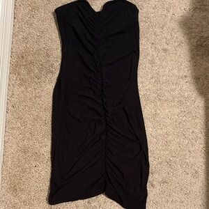 Garage Black Strapless Dress